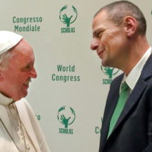 Stephen Ritz with Pope Francis at the World Congress